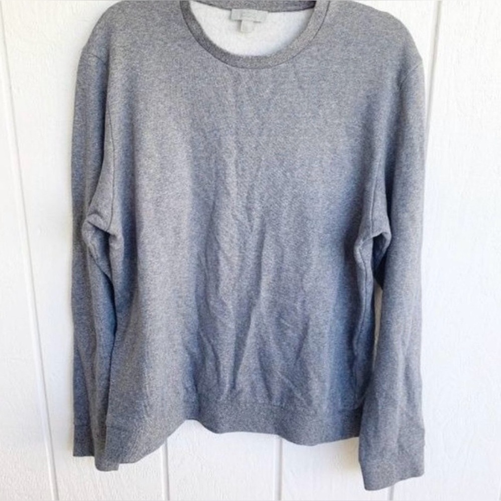 COS Grey Long Sleeve Crewneck Pullover Women's Size Large L